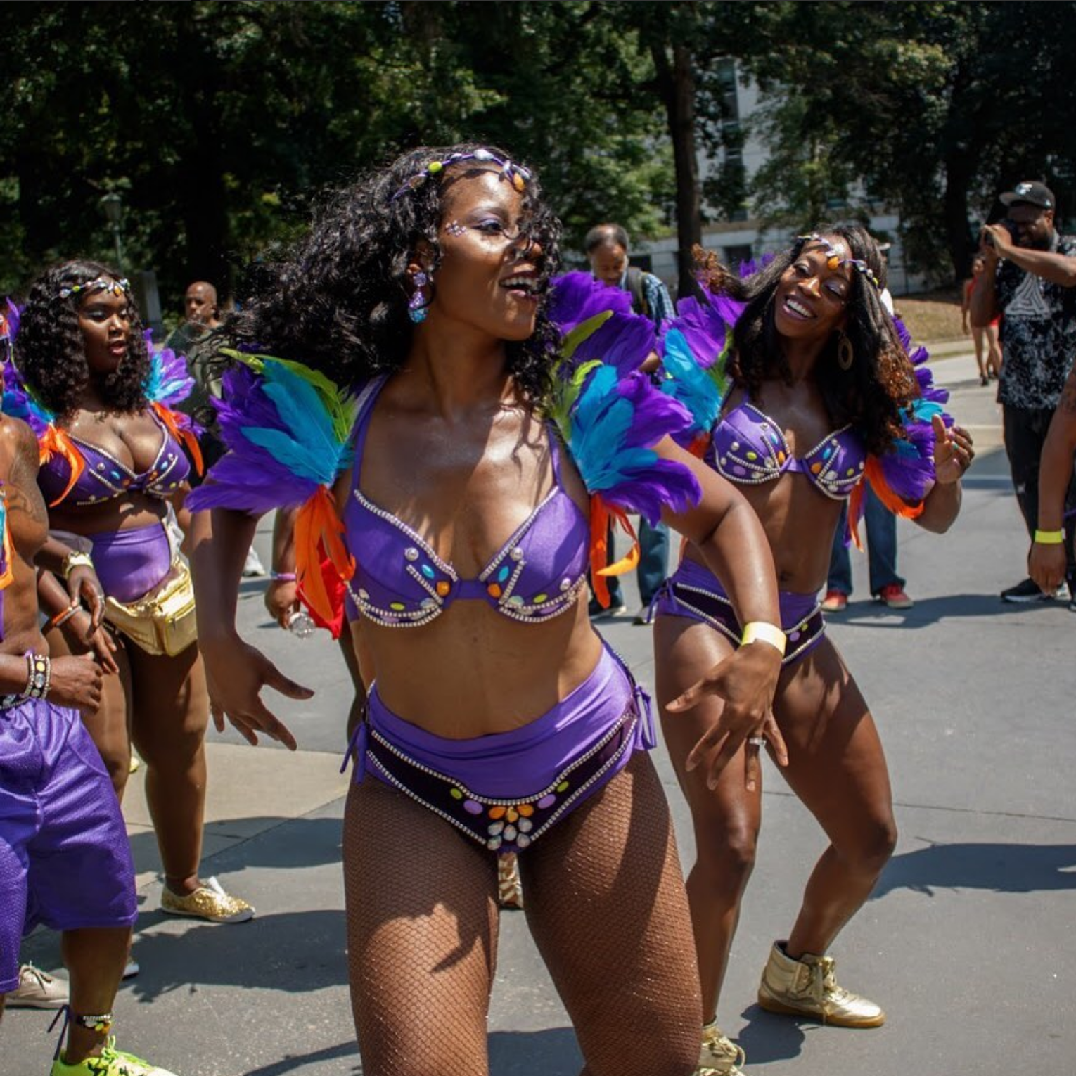 woman dancing at atl carnival