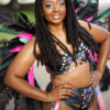 woman showing atl carnival costume