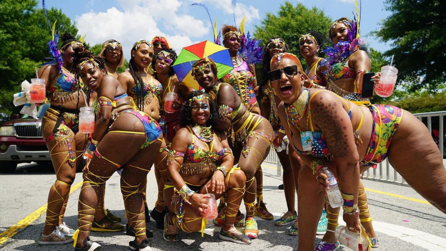 group of women at atl carnival